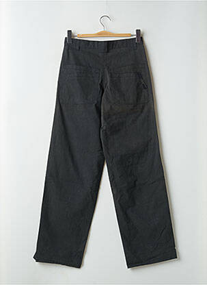 Pantalon drept țesătură poplin mărime normală negru RWD femeie