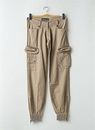 Pantalon cargo buzunare talie joasă bej RWD bărbat