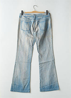 Blugi bootcut buzunare talie joasă albastru SCHOOL RAG femeie