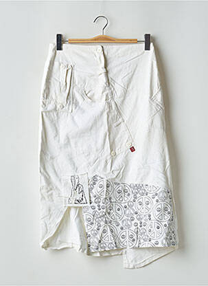 Fustă midi alb BE YOU K femeie