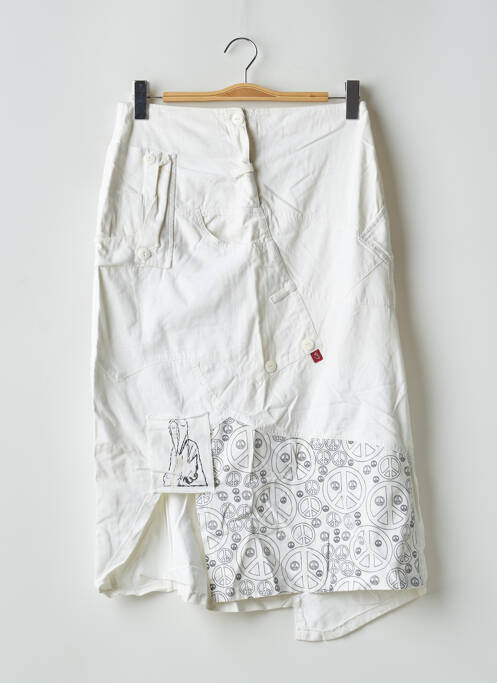 Fustă midi alb BE YOU K femeie