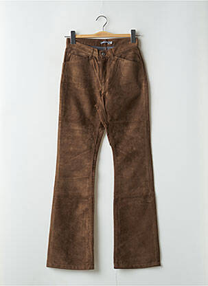 Pantalon drept maro TEDDY SMITH femeie