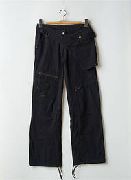 Pantalon cargo croială dreaptă mărime normală negru TWO ANGLE femme