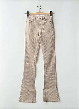 Pantalon evazat bej SCHOOL RAG femeie