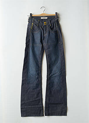 Blugi cu croială dreaptă albastru SCHOOL RAG femeie