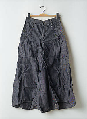 Pantalon larg albastru TEDDY SMITH femeie