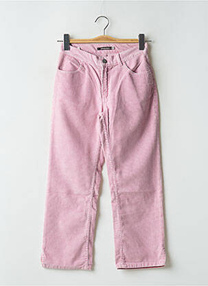 Pantalon trei sferturi roz SCHOOL RAG femeie