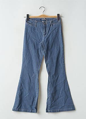 Blugi cu croială evazată albastru SCHOOL RAG femeie