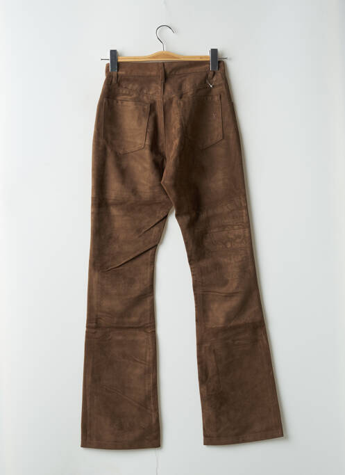 Pantalon drept maro TEDDY SMITH femeie