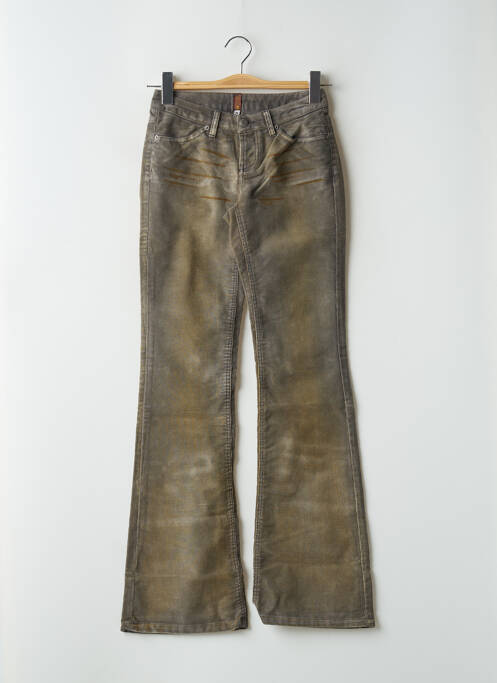 Blugi cu croială evazată bej TEDDY SMITH femeie