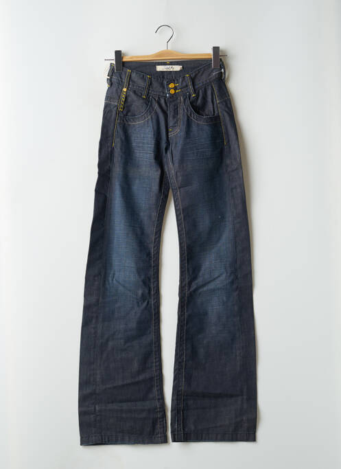 Blugi cu croială dreaptă albastru SCHOOL RAG femeie