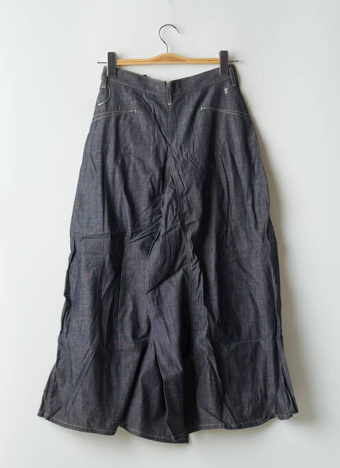 Pantalon larg albastru TEDDY SMITH femeie