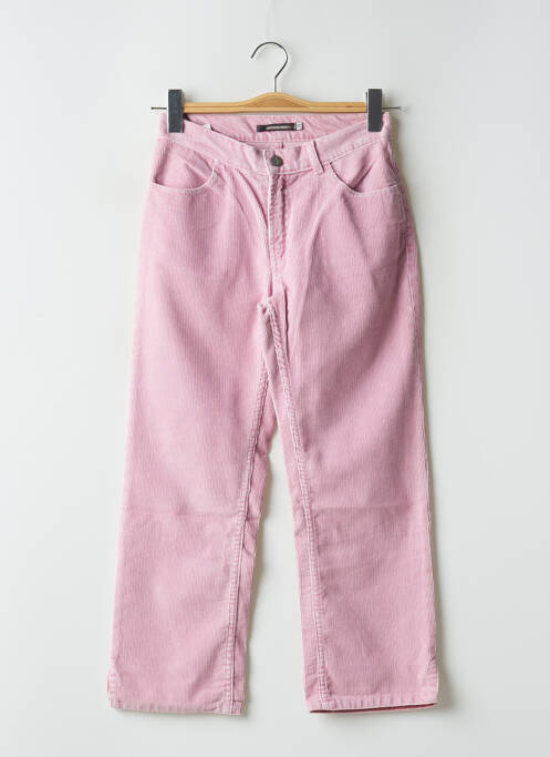 Pantalon trei sferturi roz SCHOOL RAG femeie