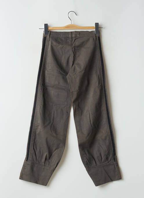 Pantalon drept țesătură poplin mărime normală gri LA BRIGADA INTERNACIONAL femme