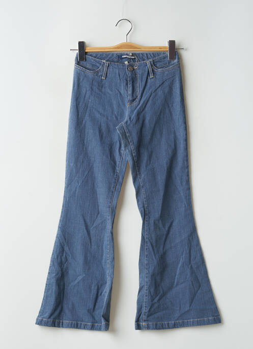 Blugi cu croială evazată albastru SCHOOL RAG femeie