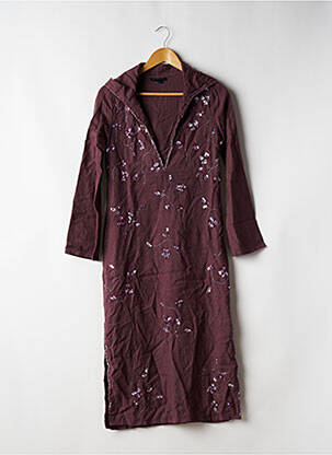 Rochie midi mâneci lungi mâneci lungi violet ANTIK BATIK femeie