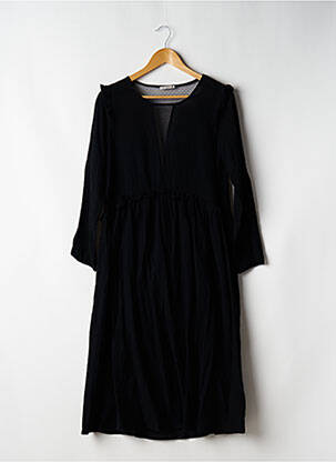 Rochie midi mâneci lungi mâneci lungi negru KILIBBI femeie