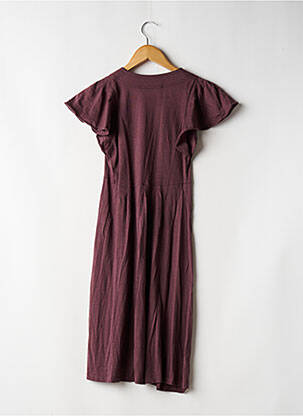 Rochie midi mâneci scurte mâneci scurte violet VANESSA BRUNO femeie