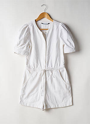 Salopetă scurtă alb ZARA femeie