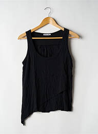 Top țesătură jersey fără mâneci negru ZARA femme