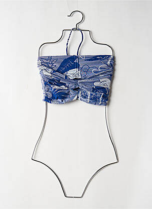 Top albastru ZARA femeie