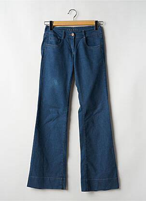 Blugi cu croială evazată albastru SANDRO femeie