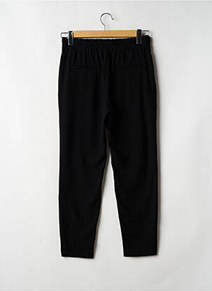 Pantalon drept talie elastică mărime normală negru ZARA femeie