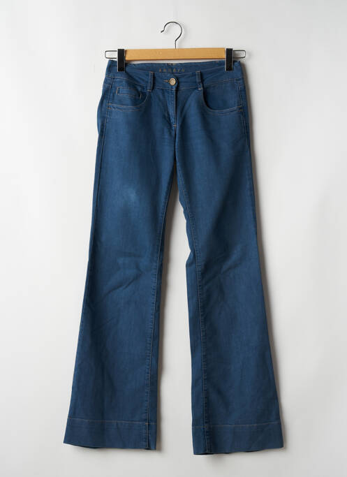 Blugi cu croială evazată talie joasă talie joasă albastru SANDRO femme