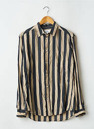 Cămașă cu mâneci lungi buzunare bej H&M homme