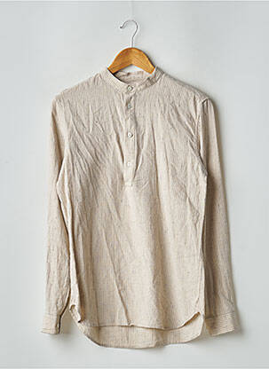 Cămașă cu mâneci lungi bej OCTOBRE bărbat