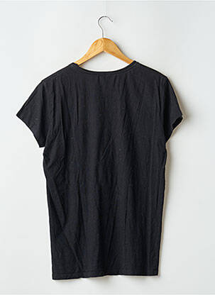 Tricou croială dreaptă mâneci scurte negru SAMSOE & SAMSOE bărbat