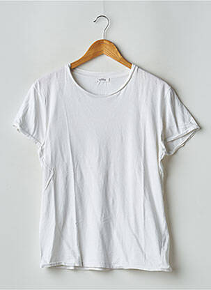 Tricou croială dreaptă mâneci scurte alb MAISON STANDARDS bărbat