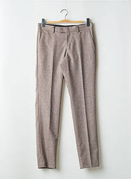 Pantalon slim țesătură melanj mărime normală maro TIGER OF SWEDEN bărbat