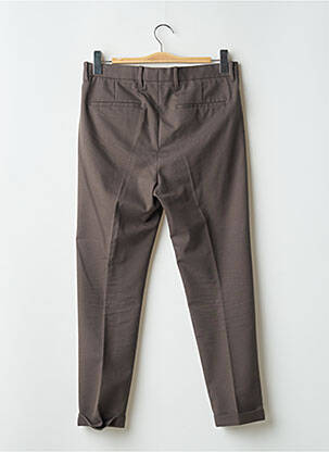 Pantalon slim talie cu cleme mărime normală maro ALLSAINTS bărbat