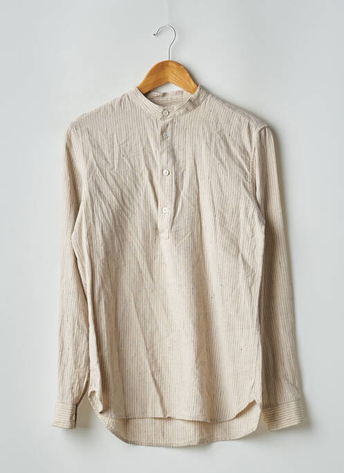 Cămașă cu mâneci lungi bej OCTOBRE bărbat