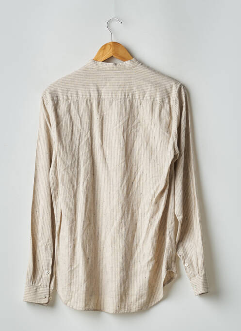 Cămașă cu mâneci lungi bej OCTOBRE bărbat