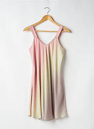 Rochie midi croială fluidă fără mâneci roz COP COPINE femeie