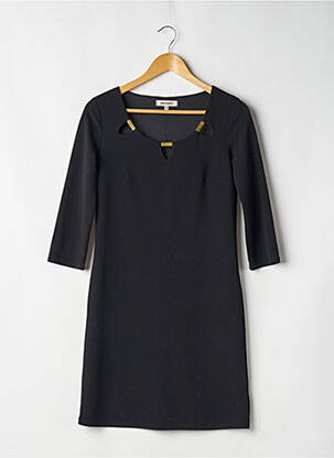 Rochie midi mâneci lungi mâneci lungi negru GRAIN DE MALICE femeie