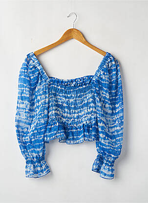 Top albastru ZARA femeie