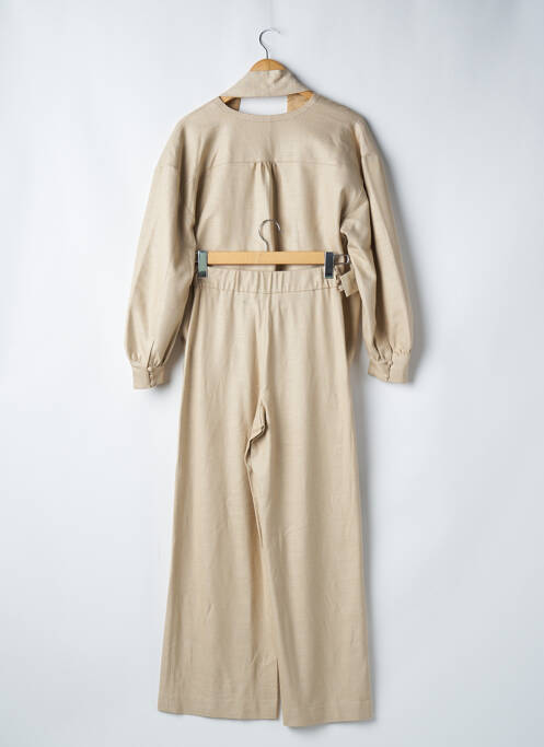 Set pantaloni bej MAISON LA LUNE femeie