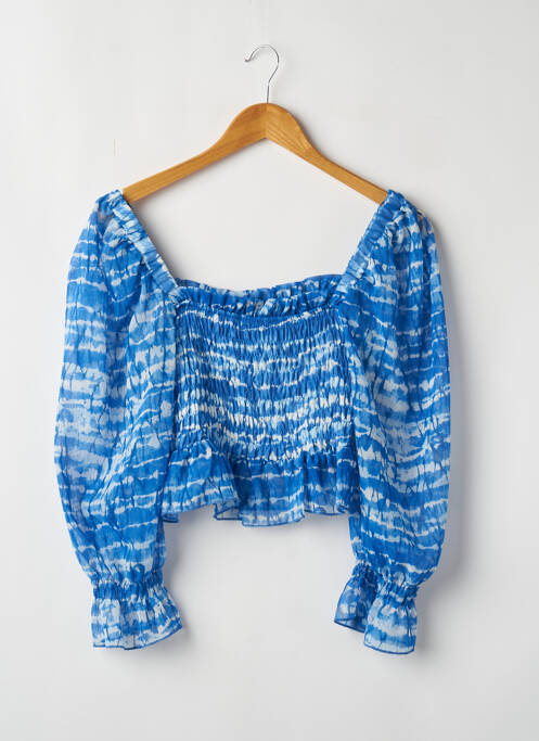 Top albastru ZARA femeie