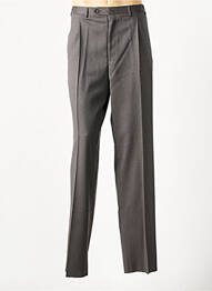 Pantalon drept țesătură melanj mărime normală gri CANALI homme
