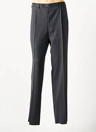Pantalon drept țesătură melanj mărime normală gri închis CANALI homme