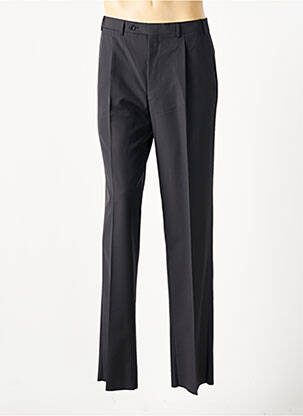 Pantalon drept țesătură melanj mărime normală negru CANALI bărbat