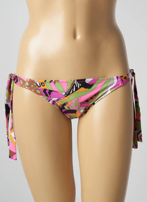 Chiloți de baie roz ANTIGEL femeie