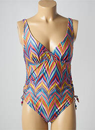 Costum de baie dintr-o singură piesă top triunghiuri top triunghiuri albastru PRIMADONNA femeie