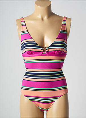 Costum de baie dintr-o singură piesă elasticitate top triunghiuri violet ANDRES SARDA femeie