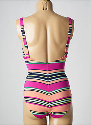 Costum de baie dintr-o singură piesă elasticitate top triunghiuri violet ANDRES SARDA femeie
