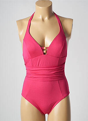Costum de baie dintr-o singură piesă elasticitate top triunghiuri roz MARIE JO femeie