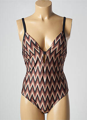 Costum de baie dintr-o singură piesă maro MARIE JO femeie